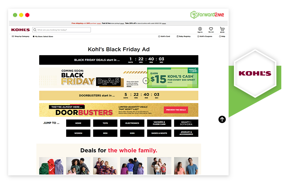 Kohls Black Friday 2025